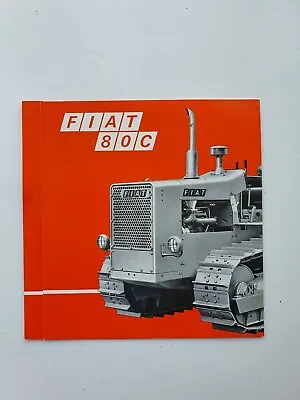 Fiat 80c Crawler Tractor Sales Brochure • £9.99