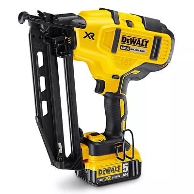 DeWalt XR BRUSHLESS FINISHER NAILER KIT DCN660P2-XE 18V +5.0Ah Battery & Charger • $1428.95