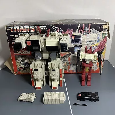 Metroplex Autobot Battle Station RT Vintage 1985 G1 Transformers With Box • $199.99