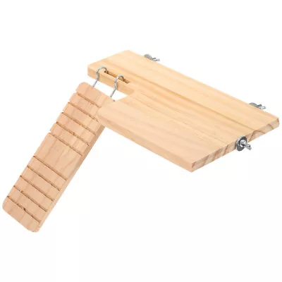  Wooden Hamster Toy Stairs Reptile Hammock Platform And Ladders • £12.99