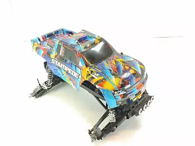 Traxxas Stampede 2wd Black Edition 1/10 Monster Truck Roller Slider Chassis W/ B • $116.49