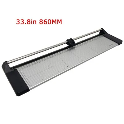 PreAsion Rotary Paper Trimmer 33.8in 86CM Manual Rotary Photo Vinyl Paper Cutter • $101.92