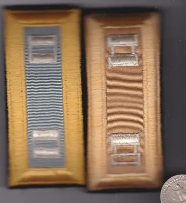 Vietnam - Desert Storm Era US Army Lot Of 2 Diff. Captain Dress Shoulder Boards • $9.99