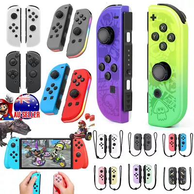 Controller Gamepad For Nintendo Switch Joy Con Left + Right Joycon Pair Wireless • $38.29