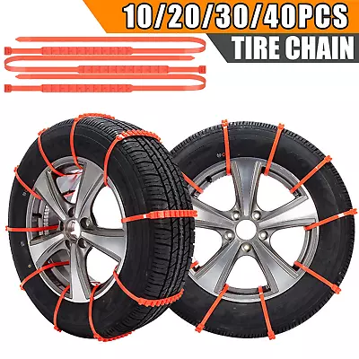 40PCS Winter Anti-skid Chains For Car Snow Mud Wheel Tyre Thickened Tire Tendon • $15.99