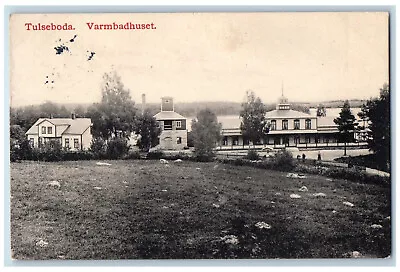 Tulseboda Sweden Postcard The Thermal Bath House 1909 Antique Posted • $29.95
