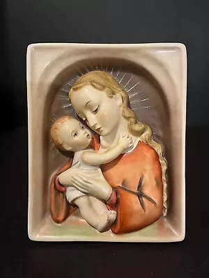 Hummel Goebel Madonna & Child Plaque Figurine #48/II TMK6 - Excellent Condition • $29.99