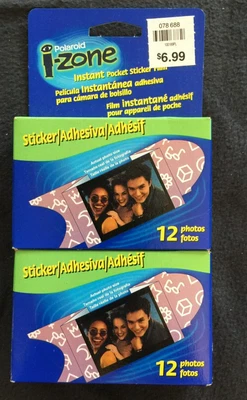 £16.23 • Buy I-Zone Instant Pocket Stickers 2 Rolls 24 Photos