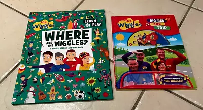 The Wiggles Where Are The Wiggles & The Wiggles Big Red Car Trip With CD • $35