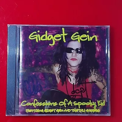 Gidget Gein ~Confessions Of A Spooky Kid ~ CD Marilyn Manson 1998-99 New Signed  • $14.99
