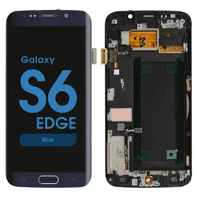 For Samsung Galaxy S6 Edge G925 LCD Replacement Touch Screen Digitizer Blue- AU • $129.99