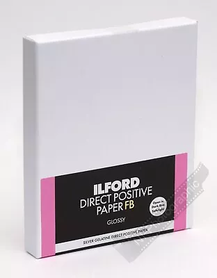 Ilford Direct Positive Darkroom B&W Paper 4x5 Pack Of 25 Glossy Fibre FB • £33.99