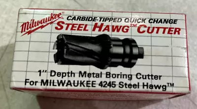 Milwaukee (49-57-0752) 3/4  Quick Change Tang Drive Steel HAWG Cutter 1  Depth • $49.95