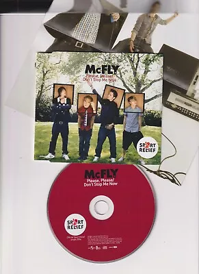 MCFLY Please Please  Don't Stop Me Now 6 TRACK CD + POSTER EXCELLENT CONDITION • £1.95