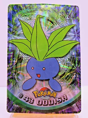 90's Pokémon Vending Holo STICKER Card Topps TV Animation #43 Oddish • $0.99