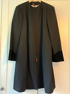 £159.99 • Buy Designer Christian Lacroix Bazar Black Wool Coat 46 UK18
