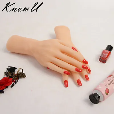 Silicone Lifelike Female Hand Model Finger Mannequin Display Jewelry Props 1PC • $50