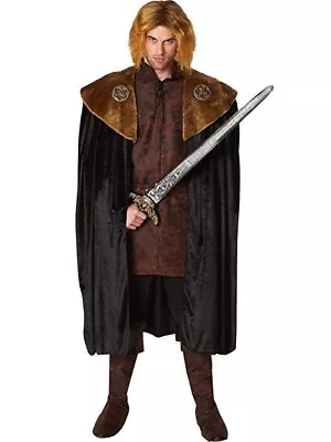 Medieval King Cape Men's STANDARD SIZE Halloween Costume 51 IN. LONG • $34.88