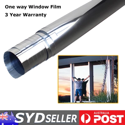 $30.68 • Buy Home Tinting One Way Window Tint Film Daytime Privacy Help Blocks UV Energy Save