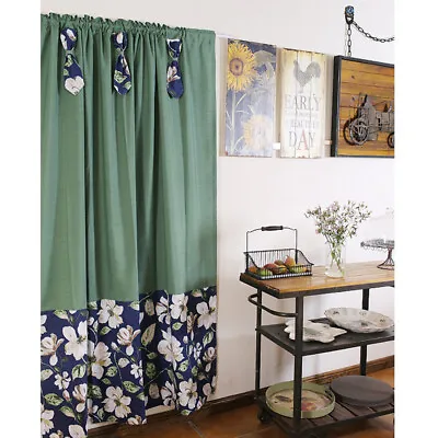 Vintage Half Curtain Window Kitchen Door Drape For Living Room Bedroom Treatment • $54.47