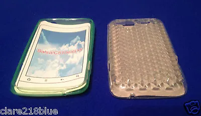 £2.50 • Buy HTC Salsa C510e G15 Trans Green Clear Hex Gel Mobile Phone Case Cover  Stocking 