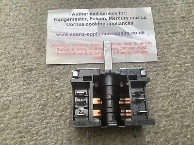 P095199 Genuine Rangemaster Fan Oven Thermostat Switch Selector Switch • £18.95