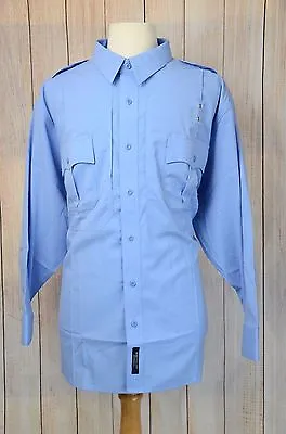 New 5.11 Tactical Uniform Class B Long Sleeve Button Up Shirt Blue Mens 2XL • $26