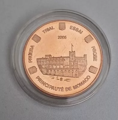 5 Euro Cents 2005 Trial Probe Specimen Excellent Condition Coin  Monaco • $5.53