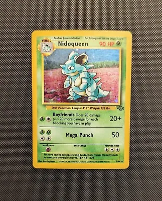 1999 Nidoqueen 7/64 Holo Rare Vintage WotC Jungle Pokemon Card - LP/NM • $9.23