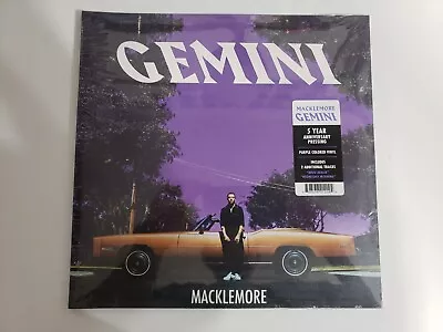 Macklemore - GEMINI 2LP LTD 5 YEAR ANNIVERSARY PURPLE VINYL W/ Purple Sky Cover • $239.95