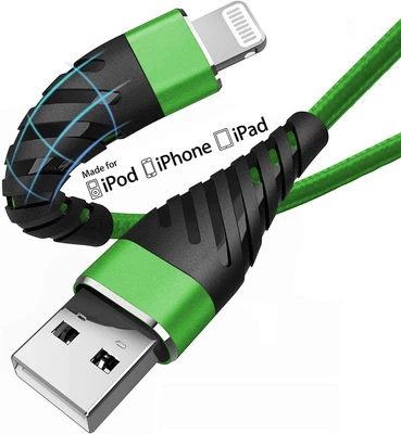 $22.99 • Buy [Apple MFi Certified] IPhone Charger 6ft, Lightning Cable 6 Foot,2 Pack Long Dur