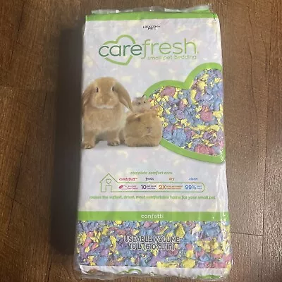 Carefresh Dust-Free Confetti Natural Paper Small Pet Bedding With Odor Contro • £15.38