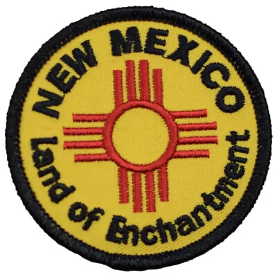 New Mexico Patch - Land Of Enchantment NM Badge 2.5  (Iron On) • $3.74