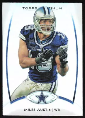 2012 Topps Platinum Miles Austin #8 Dallas Cowboys • $1.99