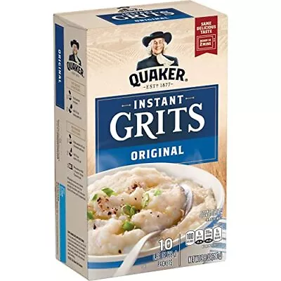 Quaker Instant Grits Original 0.98oz Packets 10 Pack • £10.95