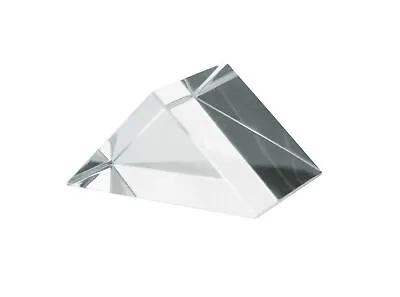 Right Angled Prism 55mm Length 38mm Hypotenuse - Acrylic - Eisco Labs • $10.99