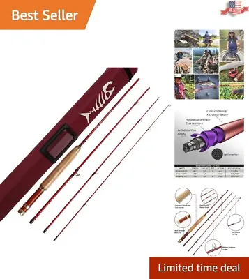Ultra-Lightweight Superb Fly Fishing Rod - Fast Action - 6'1'' 6'8'' 7'6'' • $79.09