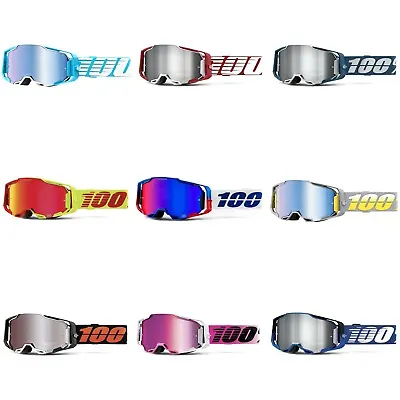 100% Armega Goggles - HiPER / Mirror - Moto Motocross CHOOSE COLOR - NEW Colors • $90