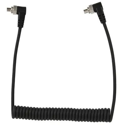 £4.13 • Buy 100cm Male To Male Flash PC Sync Cable With Screw Lock For / Cam New