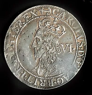 £270 • Buy Rare Charles I Milled Sixpence. 1638-39