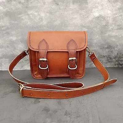 9 In Vintage Leather Crossbody Bag Purse Wallet Handbag Sling Messenger Bags • $44.99