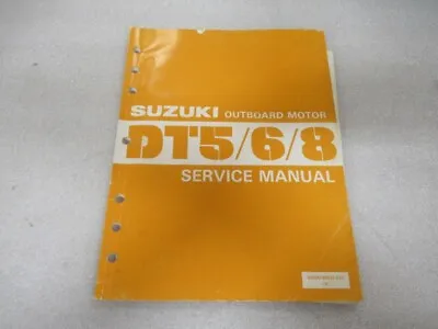 Genuine Suzuki Outboard Motor DT5/6/8 Service Manual P/N 99500-98531-01E • $26.98