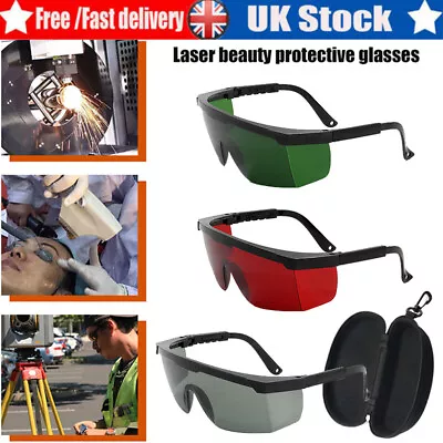 Laser Portect Goggles IPL LED Safety Glasses Eye Peotection W/ Box Light Therapy • £5.65
