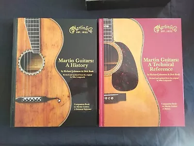 Martin Guitars: A History & Technical Reference Set Johnston 1st Ed  2 Book Set • $179