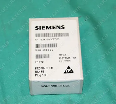 Siemens 6GK1500-0FC00 Simatic Net PROFIBUS FC RS 485 Plug Adapter • $80