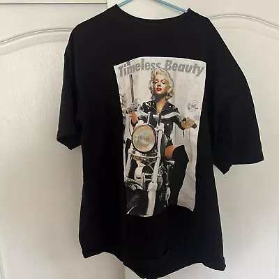 Marilyn Monroe T-shirt Timeless Beauty Pin Up Urban Streetwear Men's Rare 3XL • $23