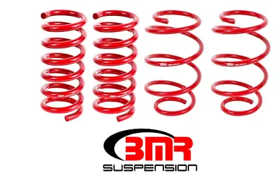 BMR Suspension Lowering Springs Set Of 4 Red For 2015-2018 Ford Mustang SP080R • $236.85