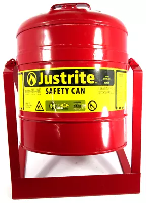 Justrite Safety Can - 5 Gallon With Stand • $49.99