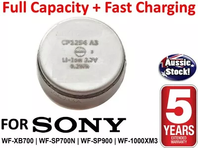 $24.92 • Buy CP1254 A3 3.7V 60 MAH Battery For Sony WF-1000XM3 WF-1000X WF-SP700N Headphones