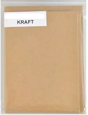 Folded Blank Kraft Brown A6 Cards X 18  And C6 Envelopes X 18 Card Making 36pk • $12.95
